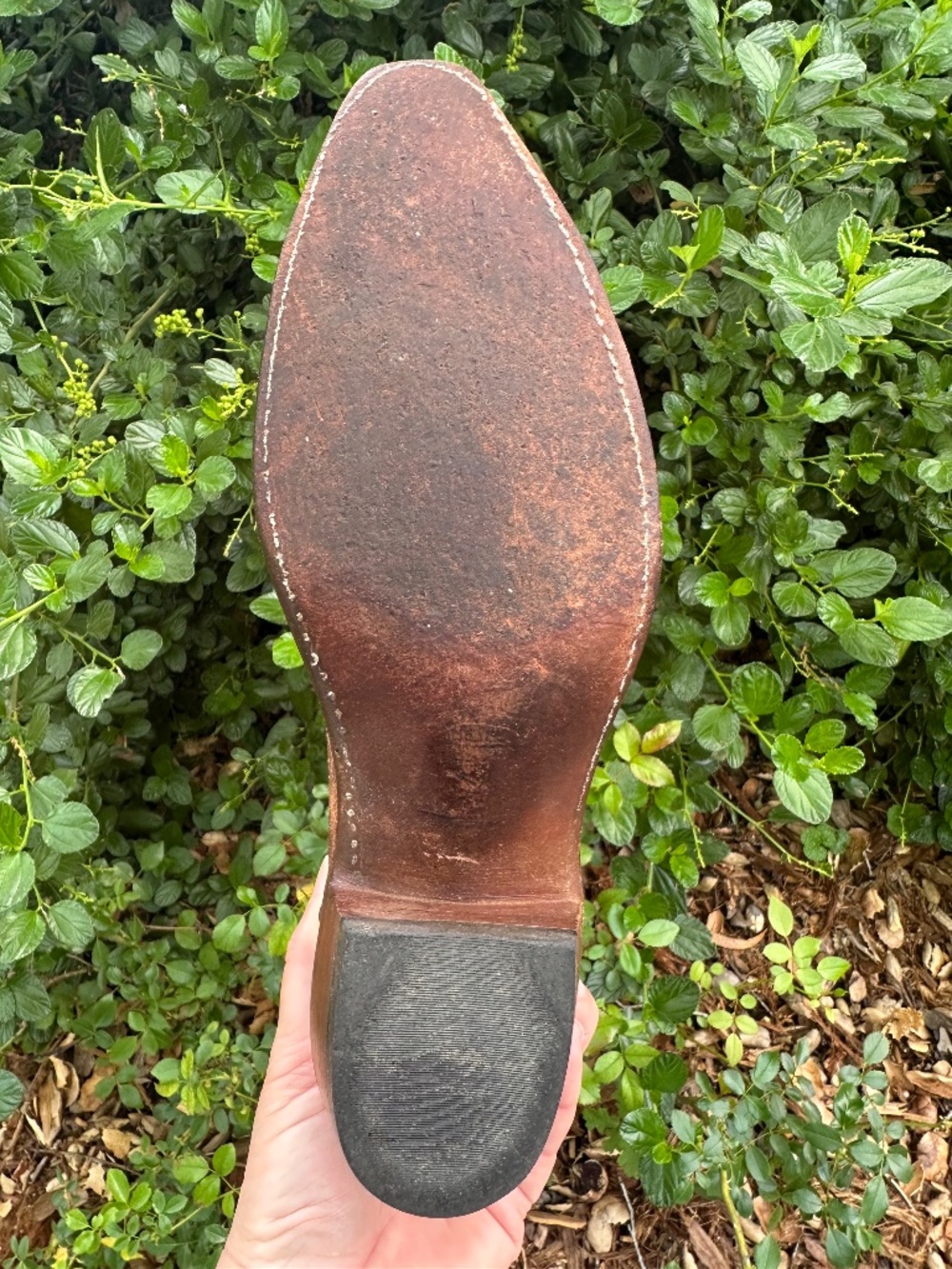 LUCCHESE 1883 Leather Cowboy Boots 8 - Picture 16 of 16